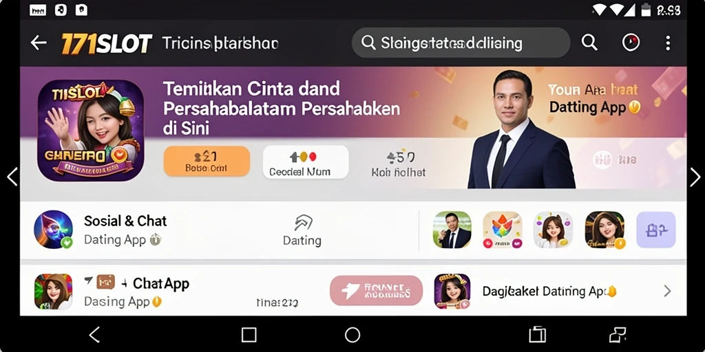 Tampilan antarmuka 171SLOT yang menarik dan mudah digunakan.