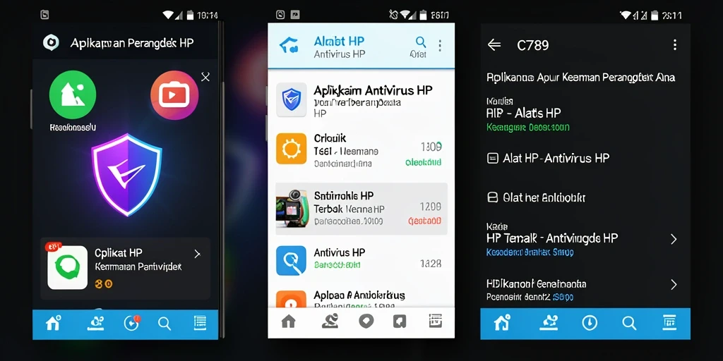 Tampilan antarmuka C789 yang sederhana dan mudah digunakan untuk menjaga keamanan HP.