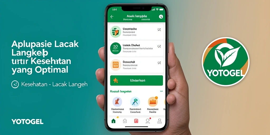 Tampilan antarmuka YOTOGEL yang menarik untuk lacak langkah.